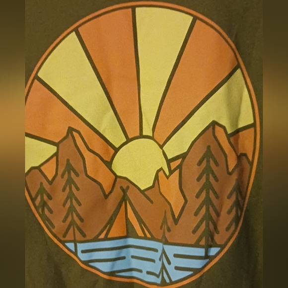 Goodfellow‎ & Co. Mountain Sunrise Sunset sz. Medium - Picture 4 of 6